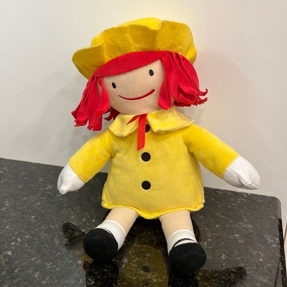 Madeline Yellow Dress and Hat Plush Toy Kohl's Cares 14"
